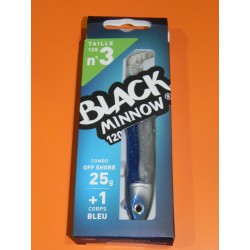 Black Minnow 120 Combo Shore Jig 25 gr blue BM192 